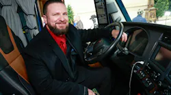 Cory Troxell of Stevens Transport is this year's “Transition Trucking: Driving for Excellence” award winner.