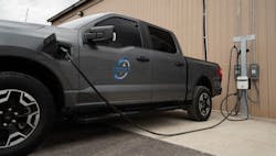 Grade A Ford Lightning at charger Grade A Ford Lightning at charger