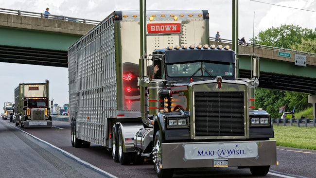 Mothers Day Truck Convoy in Lancaster Pennsylvania, May 2017.