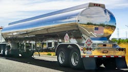 truck hauling tank trailer truck hauling tank trailer