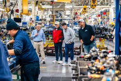 Alabama band member tours Kenworth plant Alabama band member tours Kenworth plant