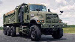 The Mack Granite HDT model features advanced technology including ABS, modern control interfaces for user-friendly operation, and active safety systems. The Mack Granite HDT model features advanced technology including ABS, modern control interfaces for user-friendly operation, and active safety systems.