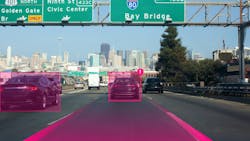 dashcam AI detects close vehicles dashcam AI detects close vehicles