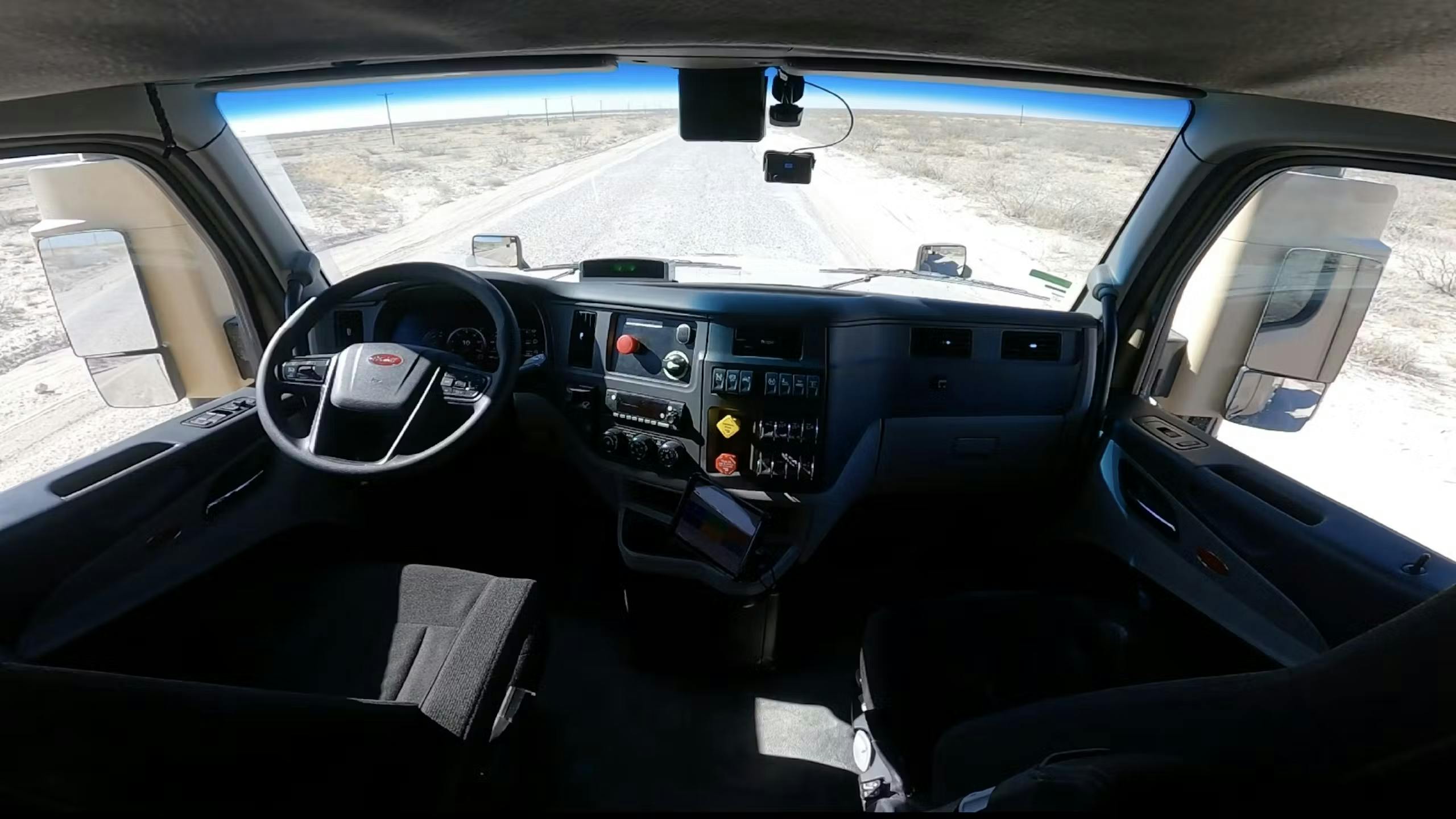 autonomous peterbilt truck using kodiak ADS