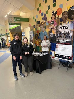 The event allowed students to explore career options and meet with about 20 organizations within the skilled trades, including Advantage Truck Group and other businesses. The event allowed students to explore career options and meet with about 20 organizations within the skilled trades, including Advantage Truck Group and other businesses.
