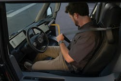 Rivian Commercial Van interior Rivian Commercial Van interior