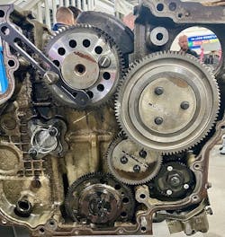 An internal combustion engine's gear system depends on specialized lubricants to handle high torque and rotational speeds, improving overall drivetrain efficiency and longevity. An internal combustion engine's gear system depends on specialized lubricants to handle high torque and rotational speeds, improving overall drivetrain efficiency and longevity.