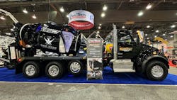 During a live auction, the T880S mixer was sold to New London, Minnesota-based Crow River Construction for $260,000. During a live auction, the T880S mixer was sold to New London, Minnesota-based Crow River Construction for $260,000.