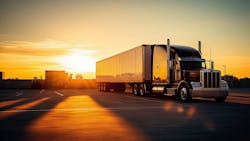 Tractor in sunset, afternoon respite Tractor in sunset, afternoon respite