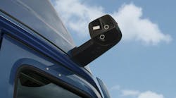 Stoneridge's MirrorEye system uses high-definition cameras and displays to offer commercial truck drivers a clearer display inside the cab that can adjust to adverse weather conditions and also adapt as a tractor-trailer turns. Stoneridge's MirrorEye system uses high-definition cameras and displays to offer commercial truck drivers a clearer display inside the cab that can adjust to adverse weather conditions and also adapt as a tractor-trailer turns.