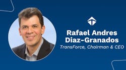 Before joining TransForce, Diaz-Granados served as chairman and CEO of ParagonISG, an energy and environmental services company. Before joining TransForce, Diaz-Granados served as chairman and CEO of ParagonISG, an energy and environmental services company.