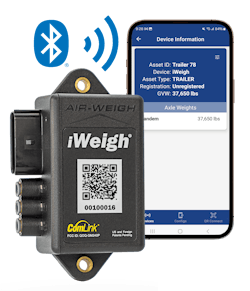 Designed for seamless integration with Android devices, Bluetooth display, the vehicle, or third-party telematics, iWeigh adapts to configurations for trucks, trailers, or tractor-trailer—air or mechanical suspensions Designed for seamless integration with Android devices, Bluetooth display, the vehicle, or third-party telematics, iWeigh adapts to configurations for trucks, trailers, or tractor-trailer—air or mechanical suspensions