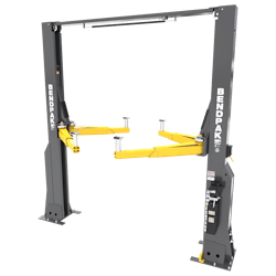 The lift offers working space thanks to a 90.25-in. maximum lifting height and 76.5-in. under-vehicle clearance. The lift offers working space thanks to a 90.25-in. maximum lifting height and 76.5-in. under-vehicle clearance.