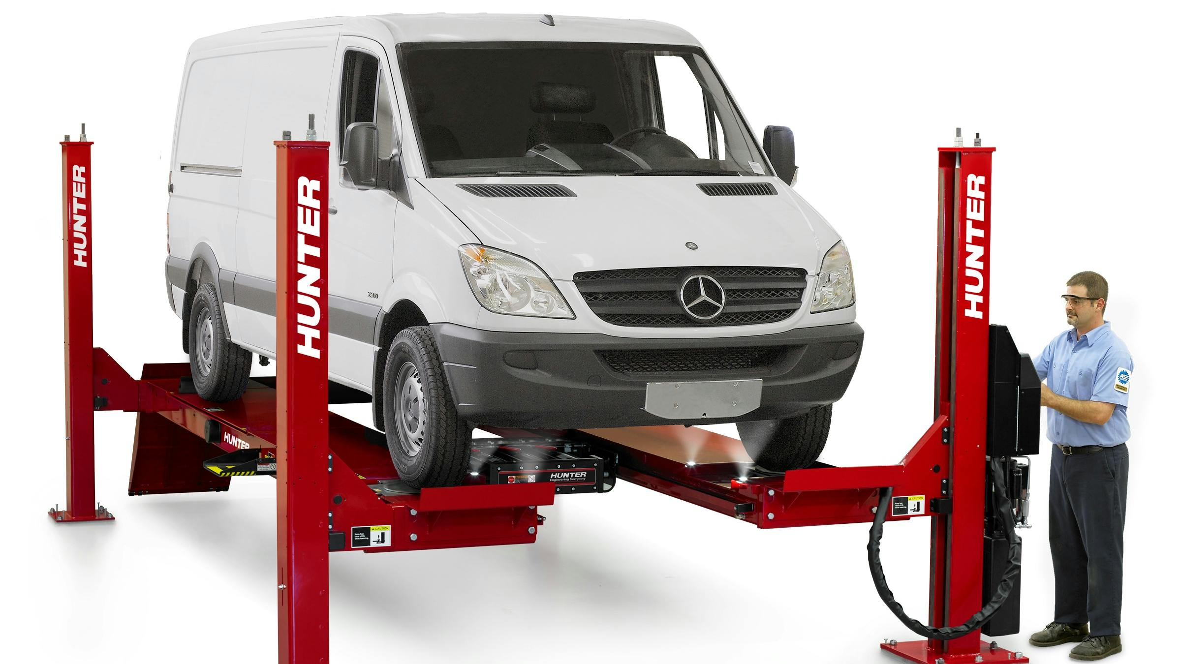 Galvanized runways offer corrosion protection for your investment, while the lift comes alignment-ready with turnplate pockets and slip plates for servicing standard vehicles.