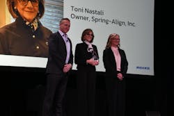 Nastali received the inaugural Women in Leadership award at the 2025 Heavy Duty Aftermarket Week. Nastali received the inaugural Women in Leadership award at the 2025 Heavy Duty Aftermarket Week.