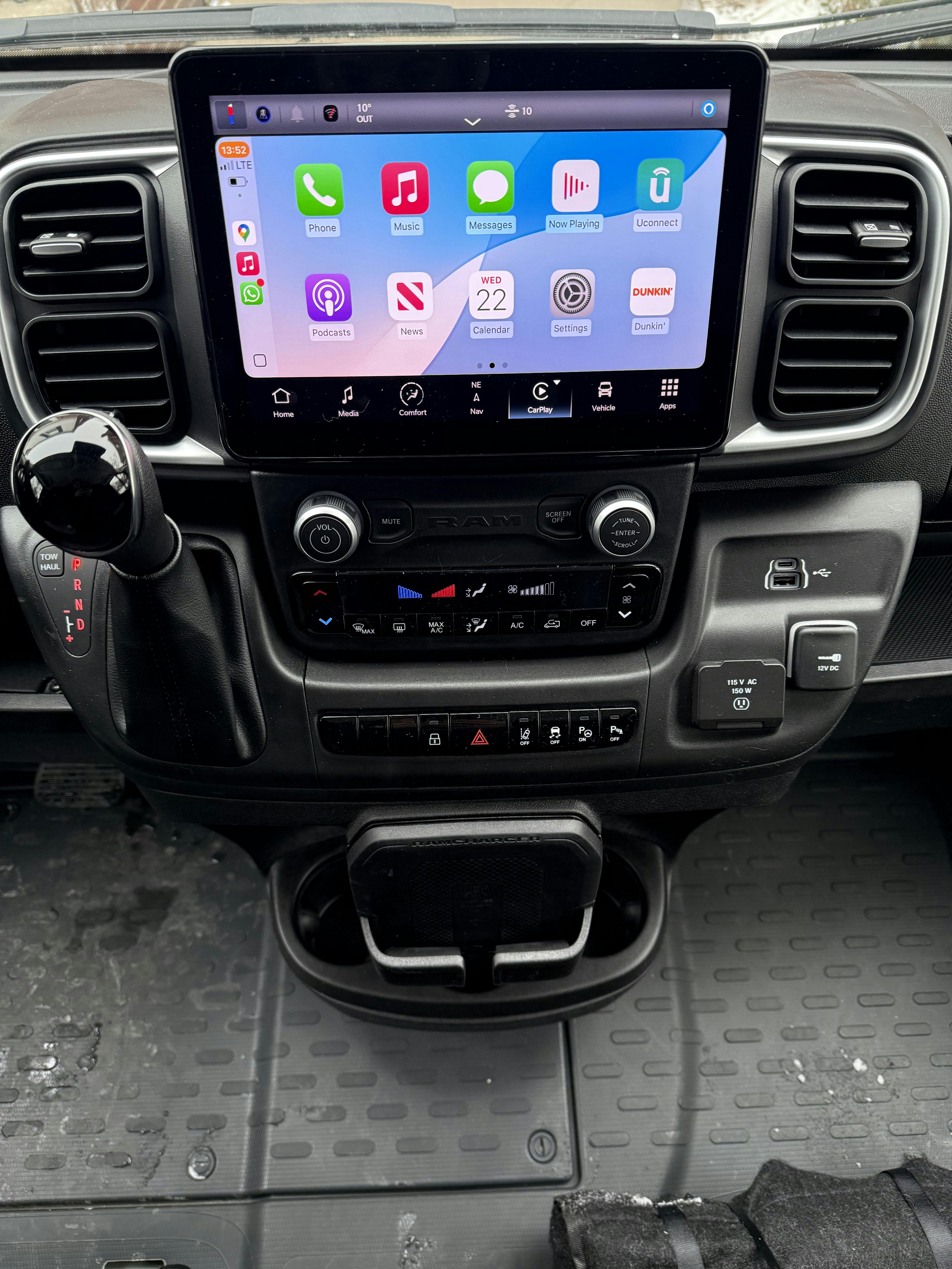 The technology available in the 2025 Ram ProMaster is similar to what drivers see in their personal vehicles.