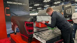 Legend's new BedBoss features no-drill installation that provides a flat bed offers multiple tiedown points to help secure cargo and protect equipment. Legend's new BedBoss features no-drill installation that provides a flat bed offers multiple tiedown points to help secure cargo and protect equipment.