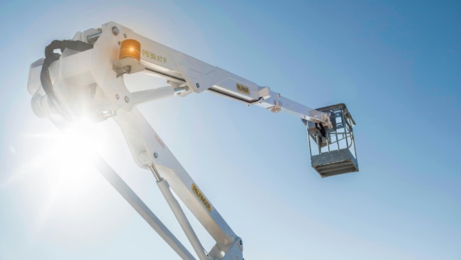 New Palfinger bucket truck boosts telecom efficiency with on-the-move boom