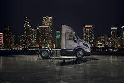 A look at the Volvo VNR 300 day cab tractor model. A look at the Volvo VNR 300 day cab tractor model.