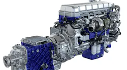 The Volvo D13 VGT powertrain is available for order in the new Volvo VNR and VNL models. Customers can choose from engine options offering 405, 425, 435, and 455 horsepower, with torque ratings ranging from 1450 to 1850 lb.-ft.