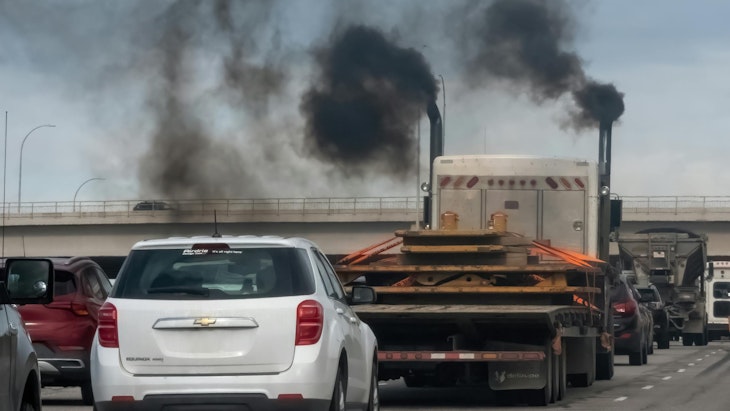 Truck particulate matter emissions