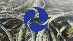 DOT logo on highway DOT logo on highway