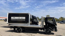two bollinger b4s outside production facility in Michigan two bollinger b4s outside production facility in Michigan
