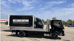 two bollinger b4s outside production facility in Michigan two bollinger b4s outside production facility in Michigan