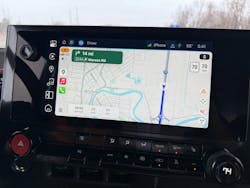 BrightDrop CarPlay compass navigation view BrightDrop CarPlay compass navigation view