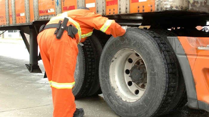 Tires are part of the special focus this year, but as with any Level 1 inspection, every nut and bolt and hose and wire get its share of scrutiny.