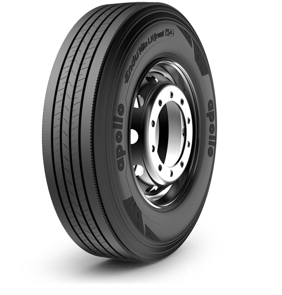 The EnduMile LHfront is available in sizes 295/75R22.5, 11R22.5, and 11R24.5.