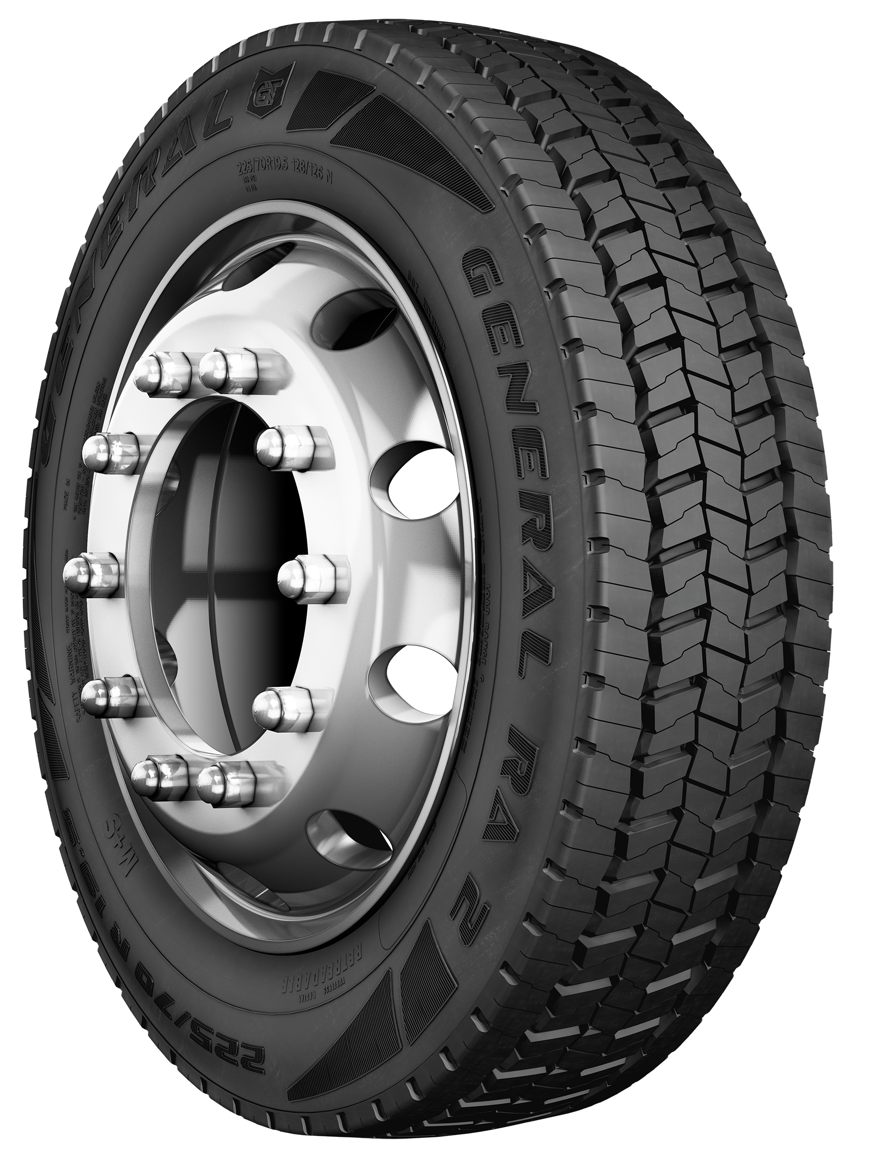 Both tires feature durable tread compounds for enhanced mileage and mud and snow designations, ideal for on-/off-highway and pick-up and delivery applications.