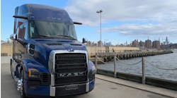 The new Mack Pioneer sits at the Brooklyn Navy Yard, across the East River from Manhattan. The new Mack Pioneer sits at the Brooklyn Navy Yard, across the East River from Manhattan.