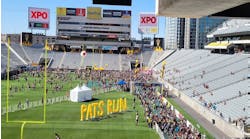 Nearly 30 XPO employees are scheduled to volunteer at and participate in the run. Nearly 30 XPO employees are scheduled to volunteer at and participate in the run.