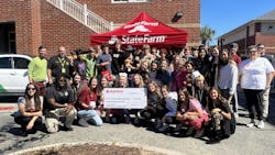 At the heart of the event is a virtual reality simulator that shows students firsthand the dangers of distractions behind the wheel. At the heart of the event is a virtual reality simulator that shows students firsthand the dangers of distractions behind the wheel.