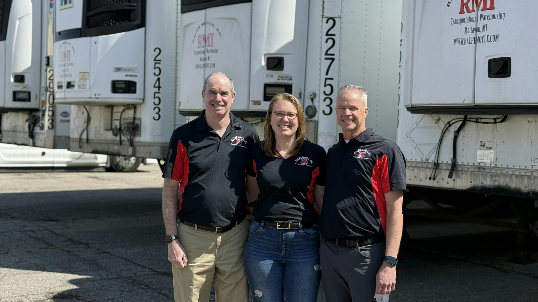 From left to right are Michael Moyle, RMI co-owner and chief strategy officer; RMI CEO Ashley Kordish; and Jonathon Moyle, RMI co-owner and chief financial officer.