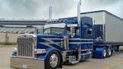 Jeff Hooker’s 2023 Peterbilt 389, ‘Worth the Wait,’ earned the People’s Choice Award at last year’s Shell Rotella SuperRigs competition. Jeff Hooker’s 2023 Peterbilt 389, ‘Worth the Wait,’ earned the People’s Choice Award at last year’s Shell Rotella SuperRigs competition.