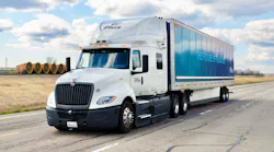 International trucks equipped with Plus's virtual driver
