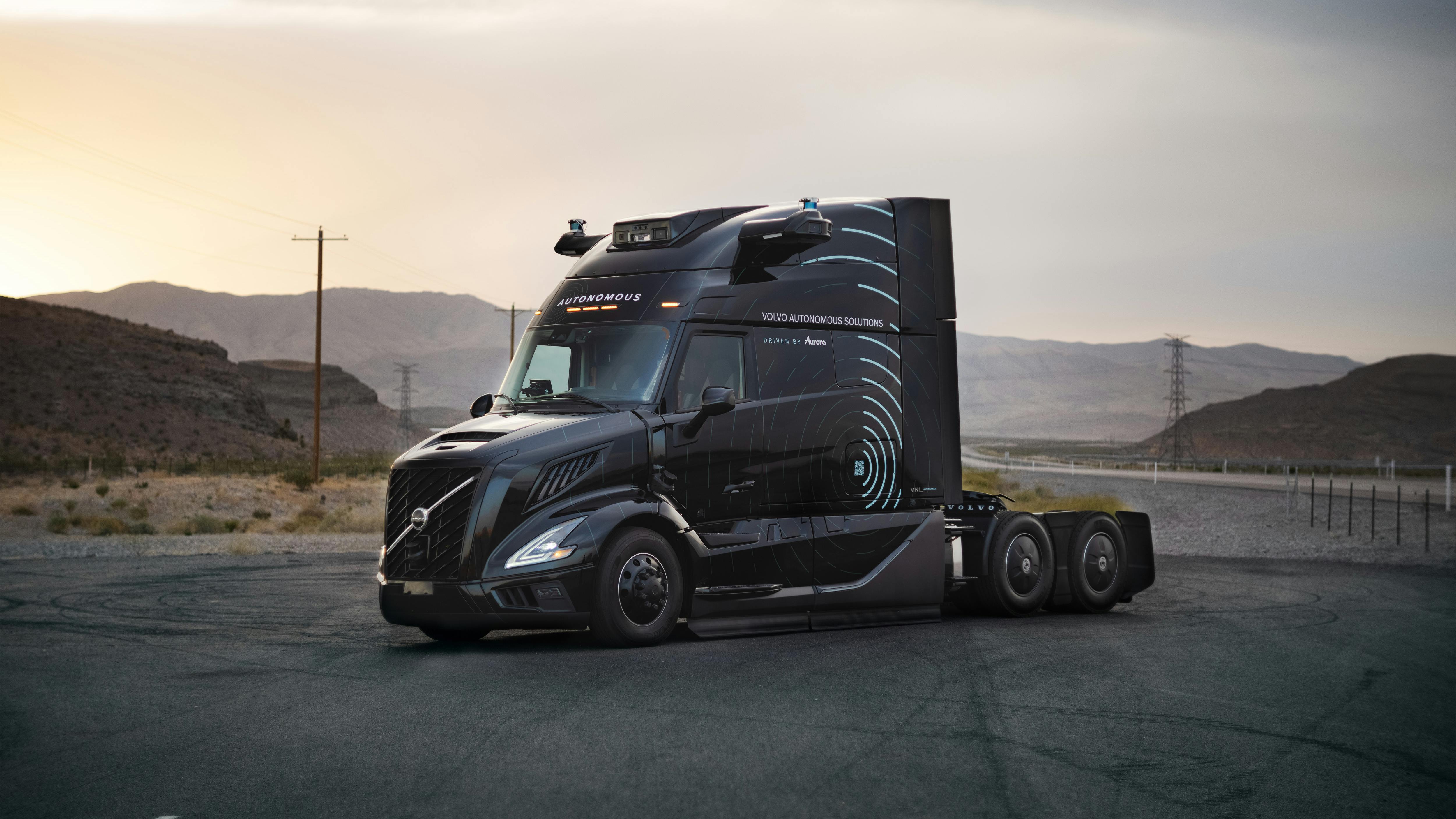 volvo vnl autonomous powered by aurora driver