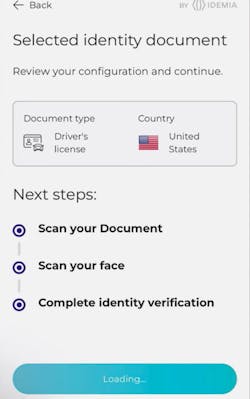 IDEMIA platform for FMCSA identity verification IDEMIA platform for FMCSA identity verification