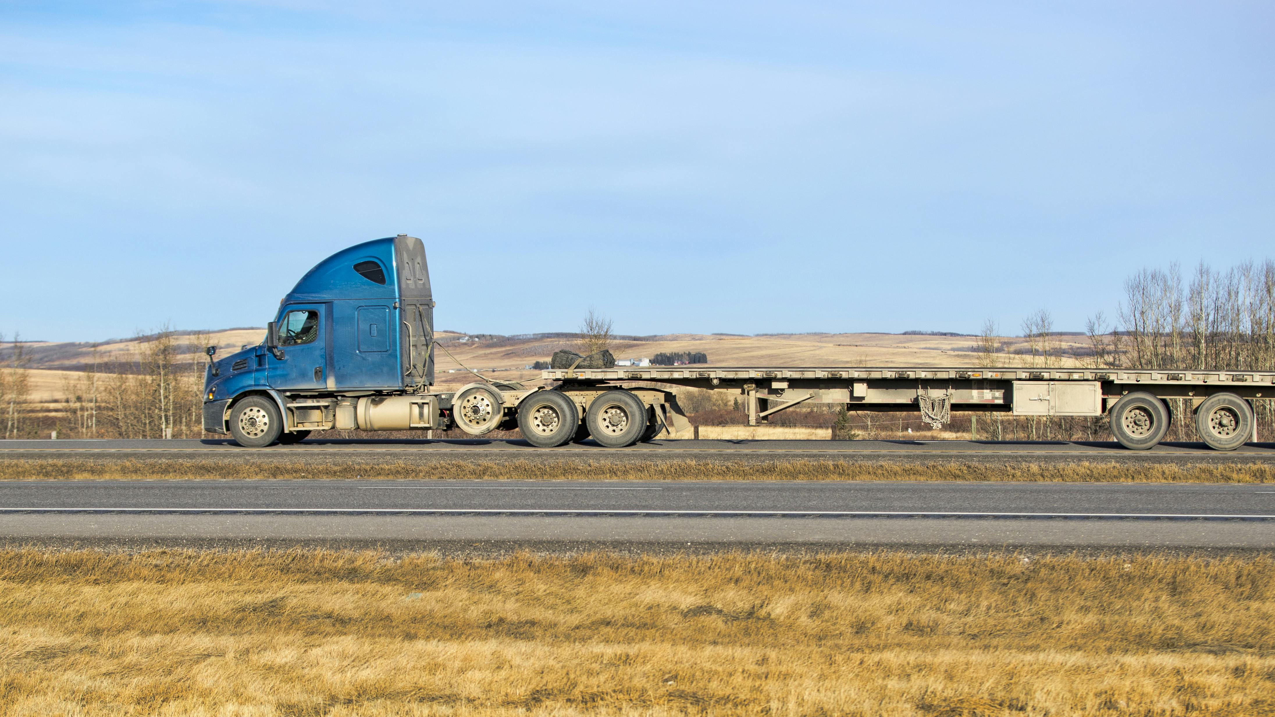 deadhead flatbed truck