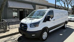 2025 Ford E-Transit front 2025 Ford E-Transit front