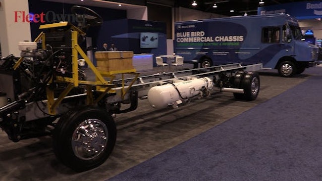 Blue Bird propane chassis