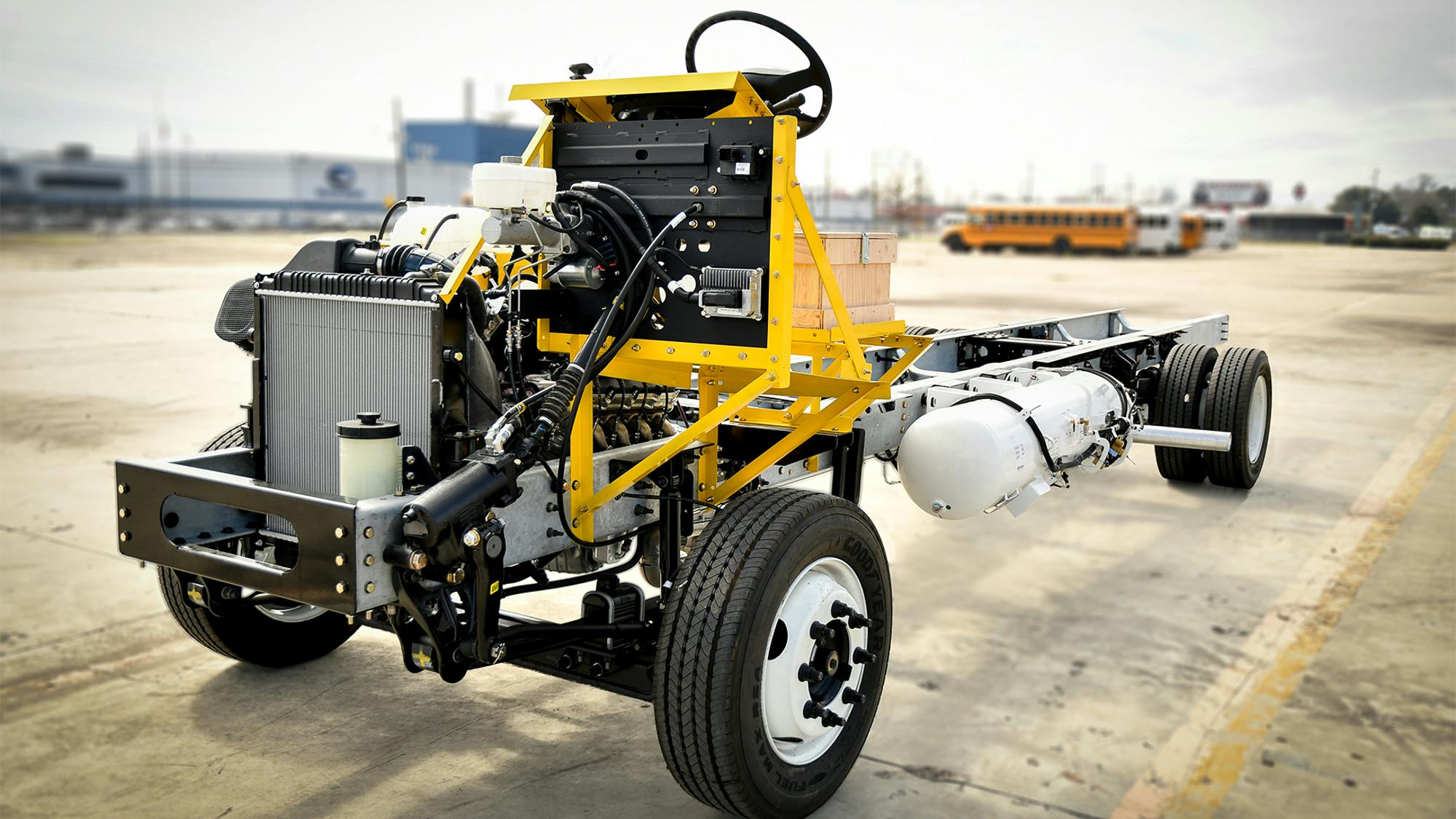 Blue Bird propane chassis