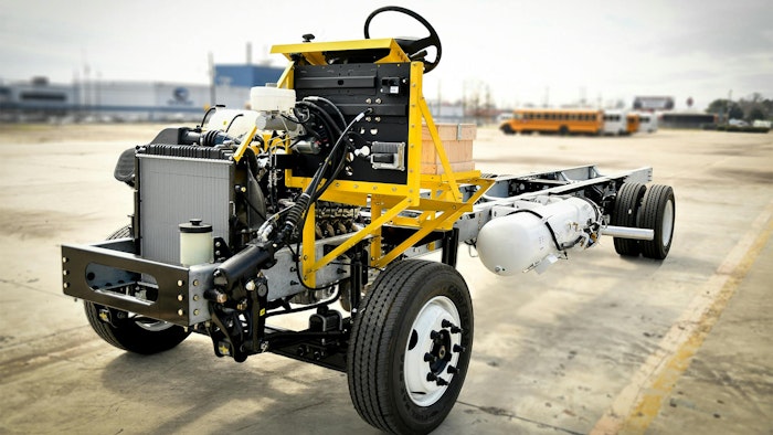 Blue Bird propane chassis