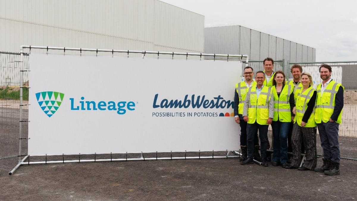 Lineage recently broke ground on an expansion at its fully automated cold storage warehouse in Bergen op Zoom, Netherlands.
