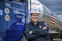 Donald “Todd” Young, who was inducted in the NPTC Driver Hall of Fame this year, has 38 years as a driver and more than 3 million miles with Marathon. Donald “Todd” Young, who was inducted in the NPTC Driver Hall of Fame this year, has 38 years as a driver and more than 3 million miles with Marathon.