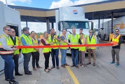 Iowa Pilot B99 pump ribbon cutting Iowa Pilot B99 pump ribbon cutting