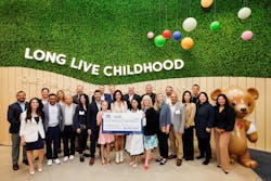 Ceremonial checks were presented at CHOC's new nine-story outpatient tower in Orange, California. Ceremonial checks were presented at CHOC's new nine-story outpatient tower in Orange, California.