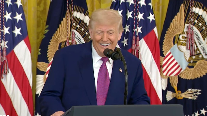 Trump speaks before signing resolutions